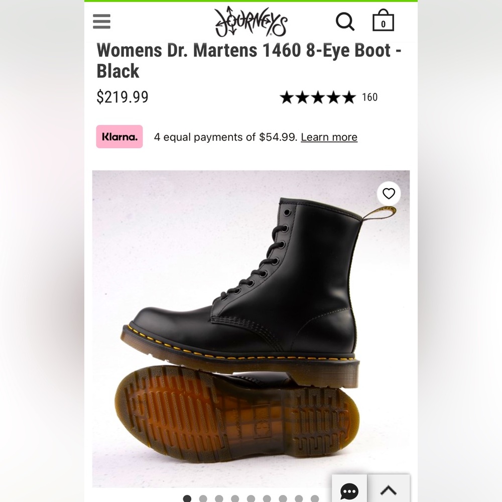 Dr Martens 1460 size 7 ladies leather